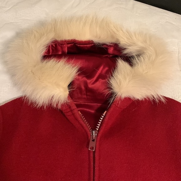 Unique Custom Made Wool Fur Lined MIDI Coat - Picture 7 of 12